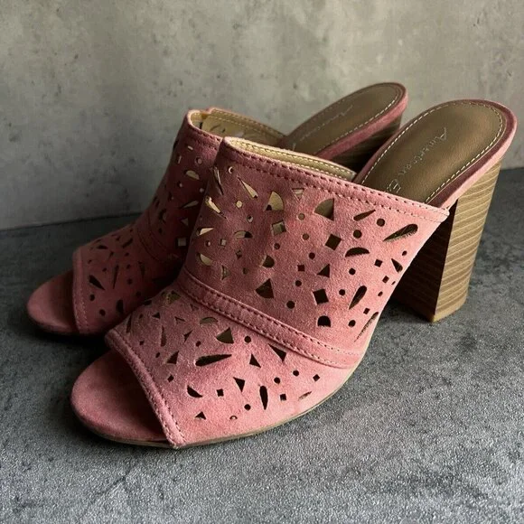 American Eagle Pink Hills Shoes Size 7 Pumps Heels - Picture 2 of 16